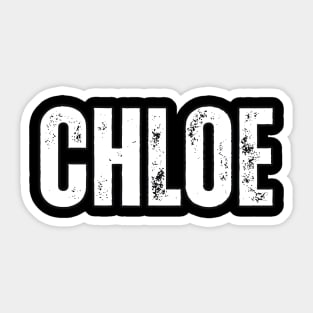 Chloe Name Gift Birthday Holiday Anniversary Sticker